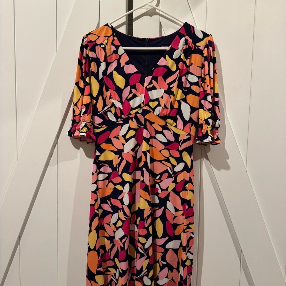 Maggy London Multicolor Abstract Dress